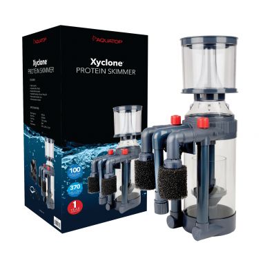 AQUATOP Xyclone Protein Skimmer 370 GPH for Up to 100-Gal Aquariums, In-Sump/Hang-on, PS-370